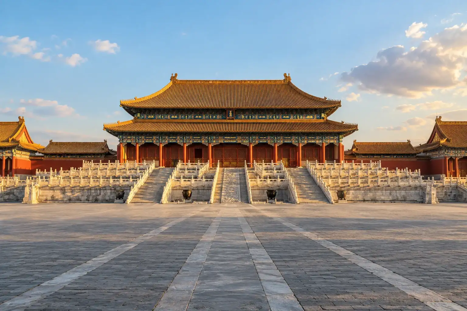 China travel landscape illustration
