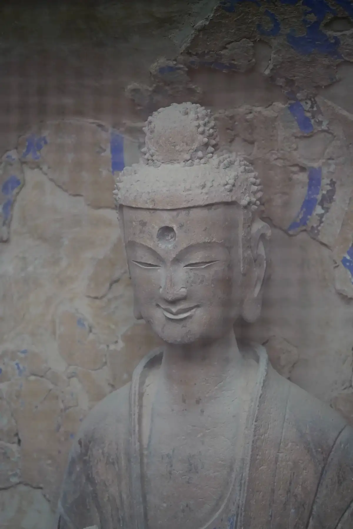 Detailed Views of the Sculptures at the Maijishan Grottoes