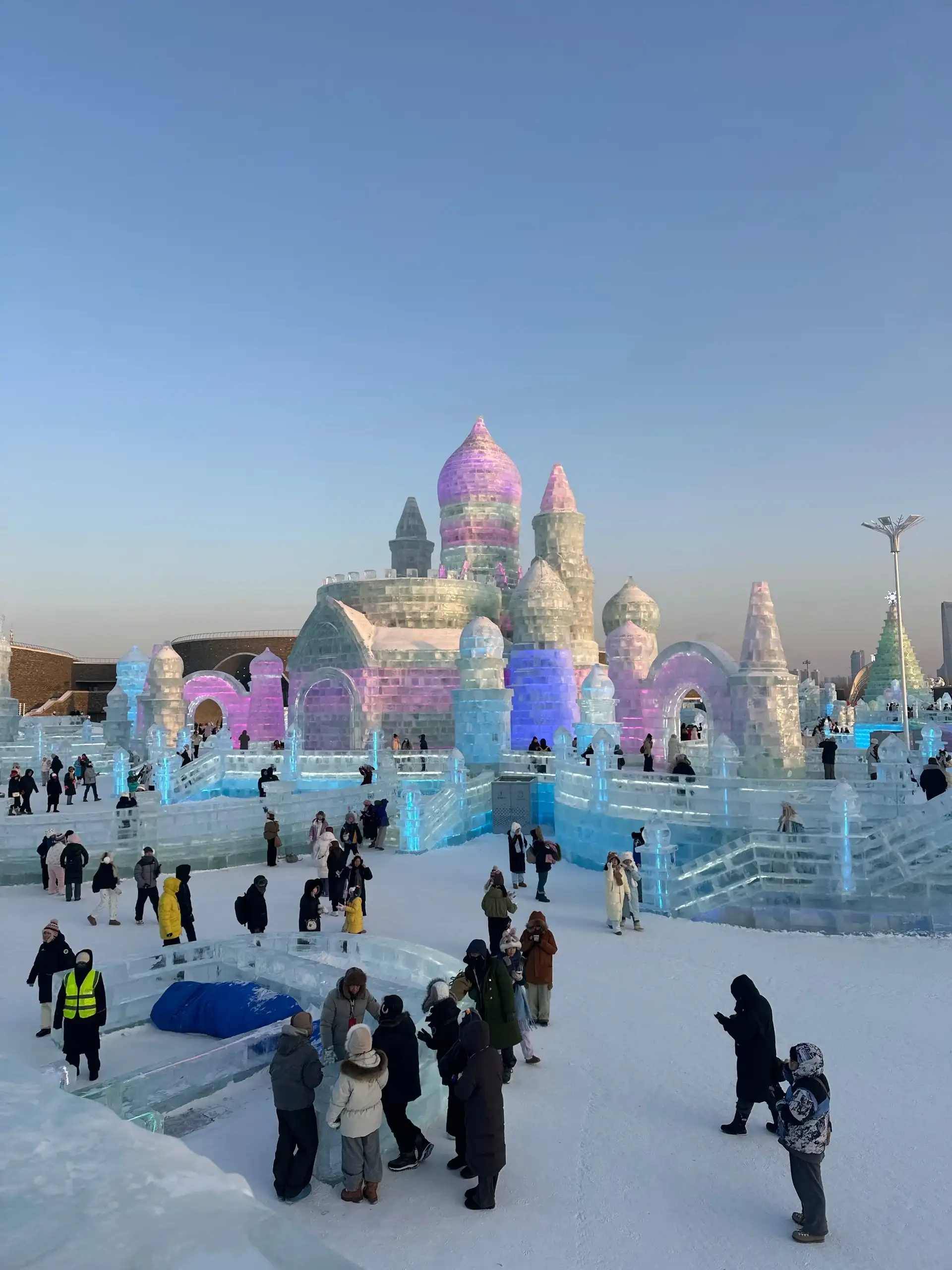 Harbin ice festival themed sculpture, January 2026 archival photo