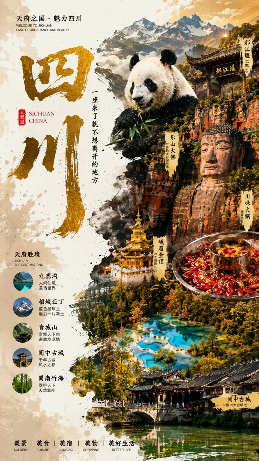 四川 8天7晚参考图片(宣传或其他)