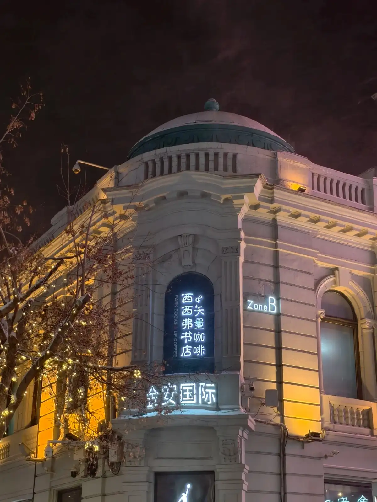 中央大街夜间建筑立面